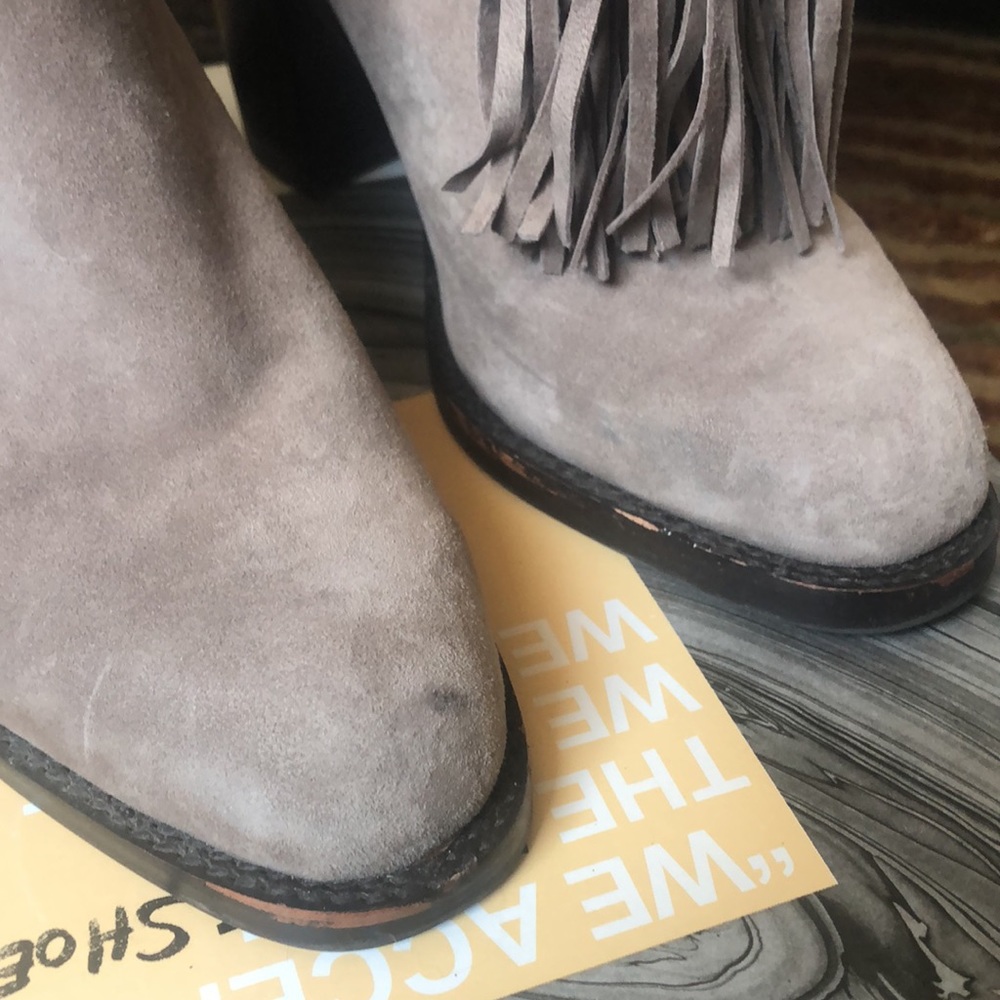 Jeffrey Campbell suede tassel boots - Picture 4 of 5